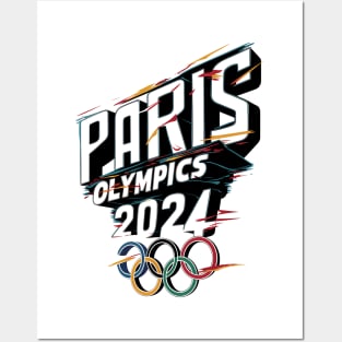 modern style // paris olympic 2024 Posters and Art